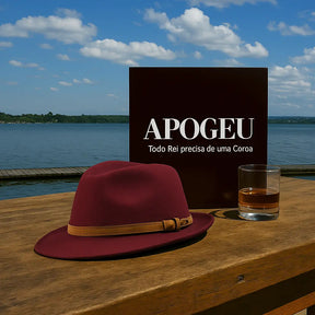 Chapéu Fedora de Feltro ajustável Cammis